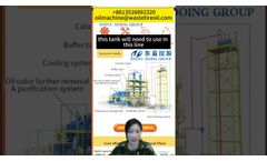 Introduction of detailed configurations of DOING waste oil distillation recycling machine