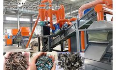 How does copper alumimun radiator recycling machine work?