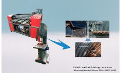 Radiator recycling machine - to separate copper and aluminum from waste radiator efficienctly