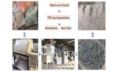 High separating rate and environmental protection PCB board recycling machine
