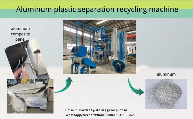 Aluminum plastic composites separator machine-2