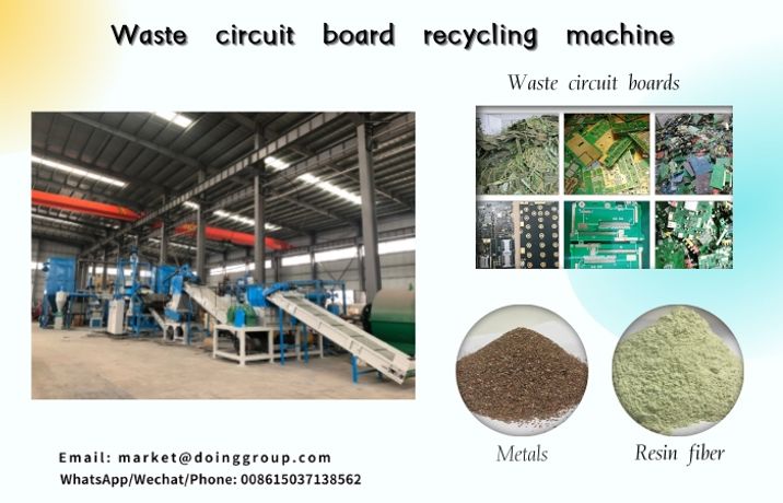 E waste PCB board recycling plant-2