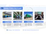 Cost Estimate of a tire plastic pyrolysis plant