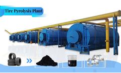 What fuel can be made from waste tire pyrolysis plants?