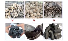 How many tons of raw materials produce one ton of charcoal?