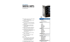 PC & S - Model M850-LCD - Multi Power Metering System for AC Applications  - Brochure
