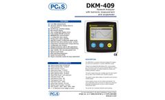PC & S - Model DKM-409 - Network Analyzer with Harmonic Measurement and Scopemeter - Brochure