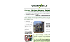Energy Efficient Ethanol Dehydration Brochure