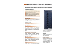 Model 2205 - DC Eight Branch Watertight Circuit Breaker Panels- Brochure