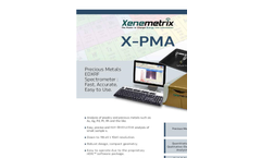 X-PMA - Precious Metals EDXRF Spectrometer - Brochure
