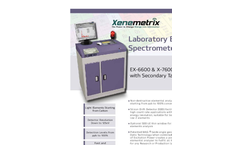 EX-6600 & X-7600 Laboratory EDXRF Spectrometers with Secondary Targets - Brochure