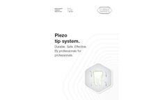 Piezo - Model Tip 1U / 1UQ / 1US - Scaler Tips Brochure