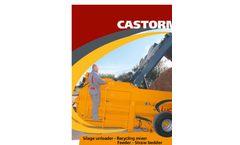 Castormix - Silage Unloader Recirculating Feeder & Straw Bedder - Brochure