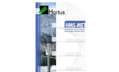 Hortus - HMS-Meteo Series - Weather Stations Brochure
