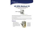 Apex - Model Method 23 - Compact Dioxin/Furan Sampling Equipment - Datasheet