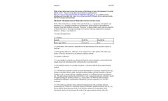 EPA Method 4 - Determination of Moisture Content In Stack Gases - Datasheet