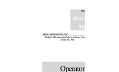 XC-30B Automated MercSampler Console Manual