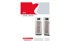 Sirio - Model SPS 15 - Power Supply System Brochure