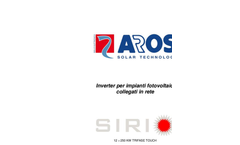 SIRIO - Model K33 HV - Central Inverters Brochure
