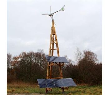 Lite Dali Power Tower - Model XII - Hybrid Wind Solar Power Station