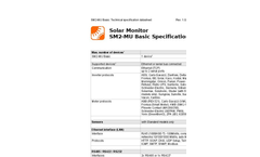 Basic - Solar Monitoring Units - Brochure