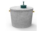 Biocell - Model Concrete+ - Concrete Domestic Wastewater Treatment Plant