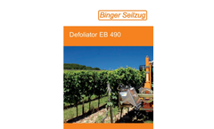 Model EB 490 - Two Sided Leaf Remover Brochure