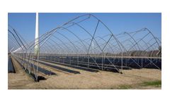 Haygrove - Model Pioneer - Accessible, High Strength Polytunnel for Soil or Substrate Production.