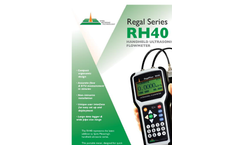 Spire Metering RH40 Handheld Ultrasonic Flow & BTU Meter - Brochure