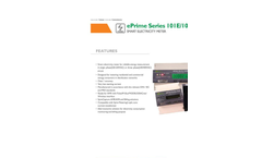 Model ePrime 101E/103E - Smart Electricity Meter- Datasheet