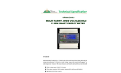 Model ePrime Series 113EM Smart Energy Meter- Datasheet