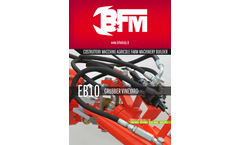 BFM - Model EV-10 - Grubber Vineyard Machine Brochure