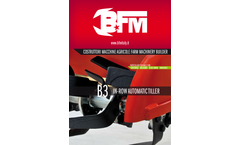 BFM - Model B3 - In-Row Automatic Tiller Brochure