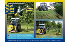 Model M600X / M660TX / M730TX - Boom Mower Brochure