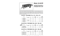 Model Te/80 - Inter Row Blade Plant Baring Machines- Brochure