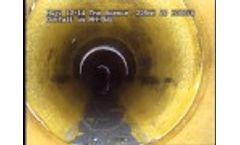 Pipe Crawler STORMER S3000 Inspection Footage 1 Video