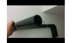 1 Inch Drain Camera Viper Passing Through a 90˚ Elbow in 2 Inch Pipe Video