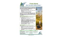 Agrofrost - Frost Alarm -  Leaflets