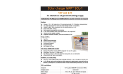 Empo-Ni - MPPT SOL-1 - Solar Battery Charger Datasheet