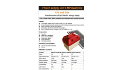 EMPOwerBox - Solar Power Unit Datasheet