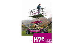 Model K7e - Self-Propelled Electrical Lifting Platform Brochure