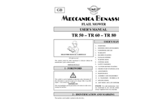 Meccanica - TR 800 - Flail Mowers Brochure