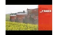 RAUCH AXIS - fertilizer spreader in use Video