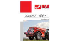 AXENT - Model 100.1 - Precision Large Area Spreader Brochure