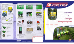 Munckhof - Trailed Orchard Sprayer Brochure