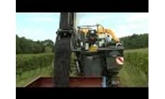 Grape harvesting machine Optimum Video