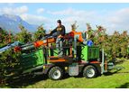 PIUMA - Model 4WD - Fruit Harvester With Conveyors for Flat Orchards