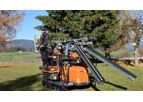 PIUMA - Model Track - Fruit Harvester With Conveyors for Steep Orchards