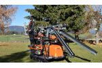 PIUMA - Model Track - Fruit Harvester With Conveyors for Steep Orchards