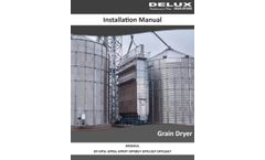 2023 Grain Dryer Installation  - Manual